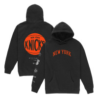 New York Knicks Bleacher Report x Mitchell & Ness Franchise Evolution basketball Pullover Hoodie - Black